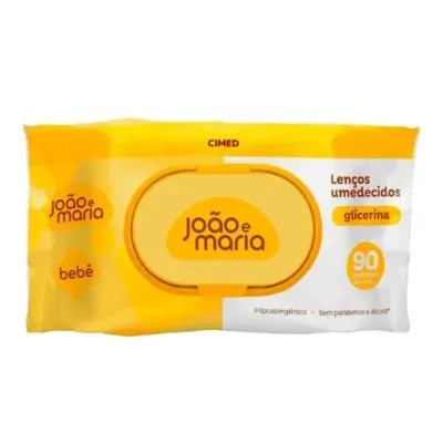 LENCO UMEDECIDO CIMED JOAO MARIA COM FRAGRANCIA 90UN